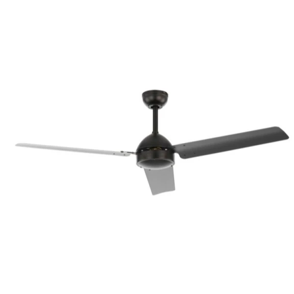 KICHLER 56" 3 BLADES SATIN BLACK CEILING FAN | 330025SBK - Image 