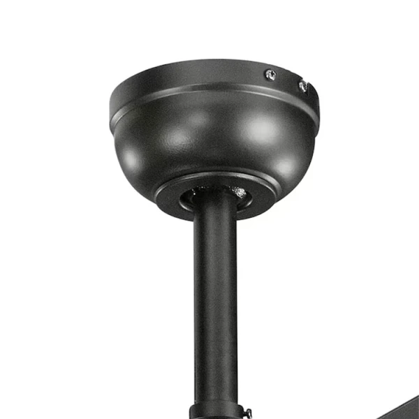 KICHLER 56" 3 BLADES SATIN BLACK CEILING FAN | 330025SBK - Image 