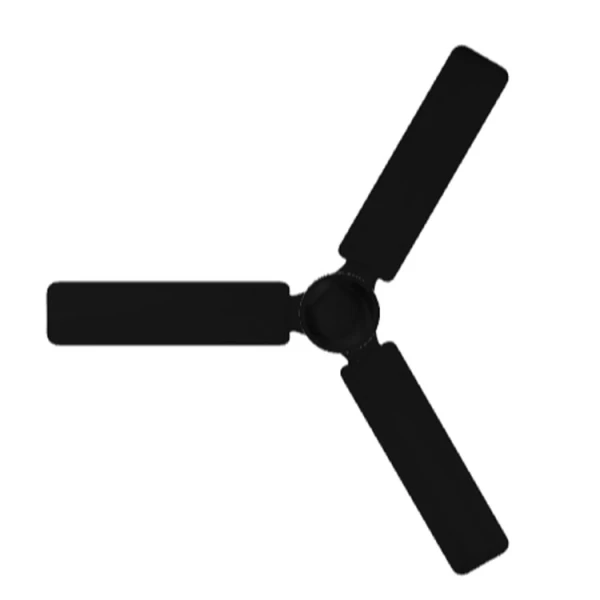 KICHLER 56" 3 BLADES SATIN BLACK CEILING FAN | 330025SBK - Image 