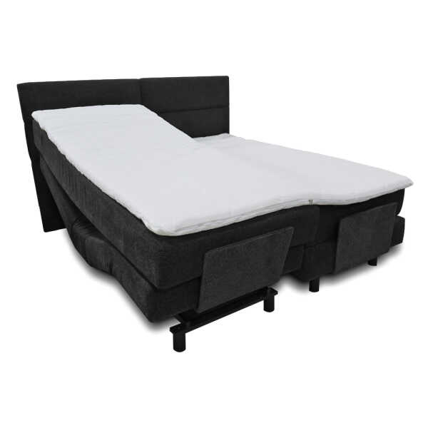 A'DAM OSCAR-726 ELECTRIC KING BED SET W/HEADBOARD+VISCO TOPPER | A'DAM OSCAR-726 - Image 