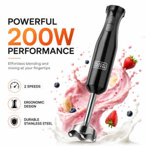 BLACK & DECKER 3 IN 1 HAND BLENDER | HB2800B - Image 