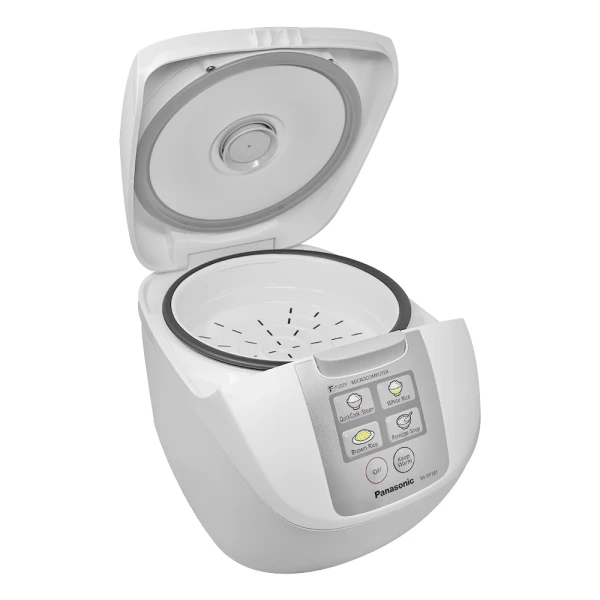 PANASONIC 5 CUP UNCOOKED / 10 CUP COOKED RICE COOKER WITH FUZZY LOGIC AND ONE-TOUCH COOKING | SRDF181 - Image 