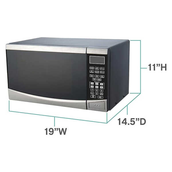 WEST BEND 0.9 MICROWAVE OVEN 900W STAINLESS STEEL | WBMW92S - Image 