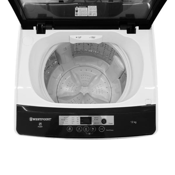 WESTPOINT 12KG TOP LOAD WASHER W/IMPELLER WHITE 560W, 110V | WLX-1221.P.1 - Image 