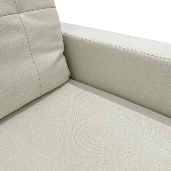 BEIGE REVERSIBLE CORNER SOFA SET 185x127x86 CM KM-172157 | 7460216601966 - Image 
