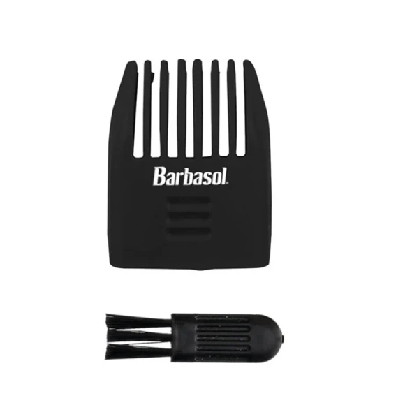 BARBASOL BEARD & MUSTACHE TRIMMER, BATTERY POWERED | CBT1-3010-BLK - Image 