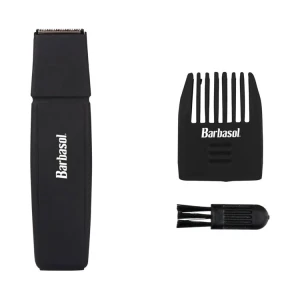 BARBASOL BEARD & MUSTACHE TRIMMER, BATTERY POWERED | CBT1-3010-BLK - Image 