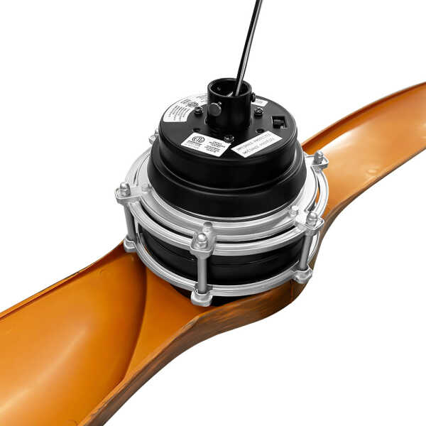 KICHLER 56" CEILING FAN, BROWN 2 BLADE | KCHL-35152 - Image 