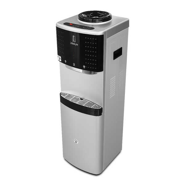 LIFESTYLE TOPLOAD WATERDISPENSER SILVER & BLACK | 21EPLUSFSSILVER - Image 