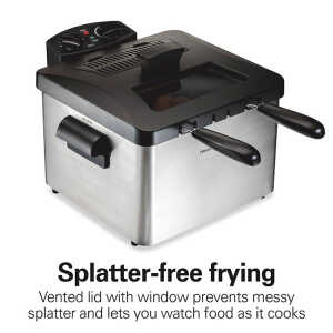 HAMILTON BEACH 4.5L/19 CUP DEEP FRYER WITH 2 BASKETS 120V-1800W | 35036 - Image 