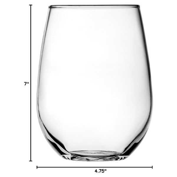 ANCHOR HOCKING VIENNA SERIES WINE GLASS WHITE | AH-95141AHG17 - Image 