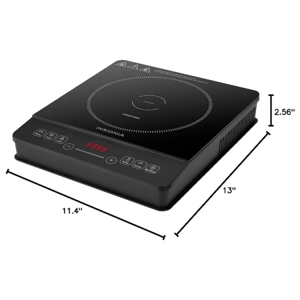 INSIGNIA SINGLE-ZONE INDUCTION COOKTOP, BLACK | NS-IC1ZBK0 - Image 