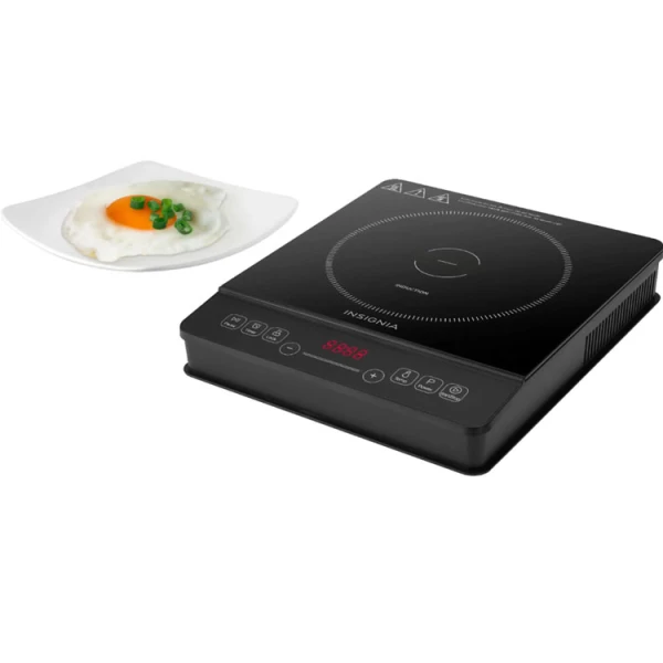 INSIGNIA SINGLE-ZONE INDUCTION COOKTOP, BLACK | NS-IC1ZBK0 - Image 