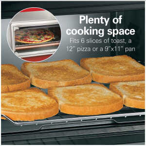 HAMILTON BEACH 6-SLICE, AIR FRY TOASTER OVEN | R31413 - Image 