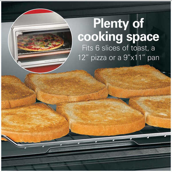HAMILTON BEACH 6-SLICE, AIR FRY TOASTER OVEN | R31413 - Image 