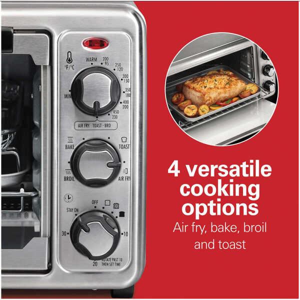 HAMILTON BEACH 6-SLICE, AIR FRY TOASTER OVEN | R31413 - Image 