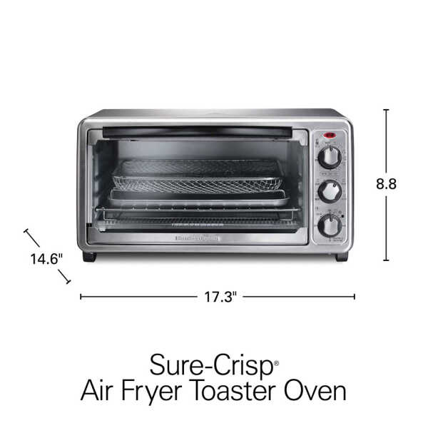 HAMILTON BEACH 6-SLICE, AIR FRY TOASTER OVEN | R31413 - Image 
