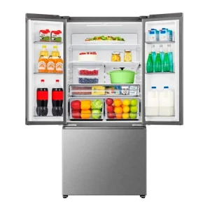 HISENSE 22 CU.FT/625L FRENCH DOOR REFRIGERATOR W/ BOTTOM FREEZER SILVER 115V | RF220SI5A - Image 