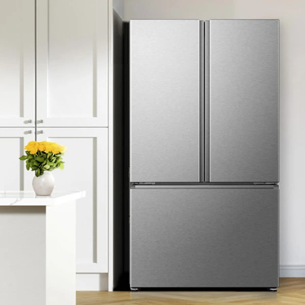HISENSE 22 CU.FT/625L FRENCH DOOR REFRIGERATOR W/ BOTTOM FREEZER SILVER 115V | RF220SI5A - Image 