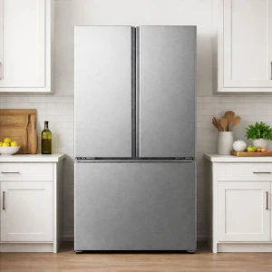 HISENSE 22 CU.FT/625L FRENCH DOOR REFRIGERATOR W/ BOTTOM FREEZER SILVER 115V | RF220SI5A - Image 
