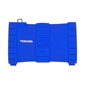 TOSHIBA PORTABLE BLUETOOTH SPEAKER BLUE WATERPROOF IPX67 | TY-WSP100BLUE - Image 