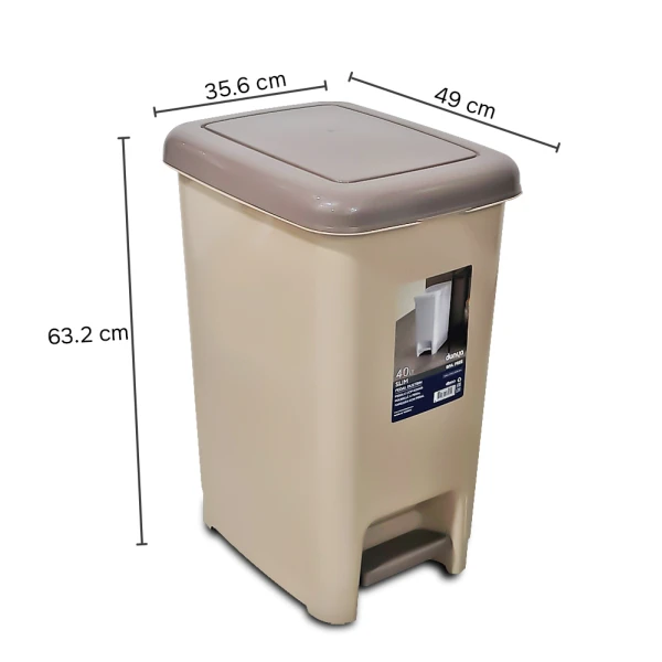 DUNYA TRASH BIN 60LT | 01045 - Image 
