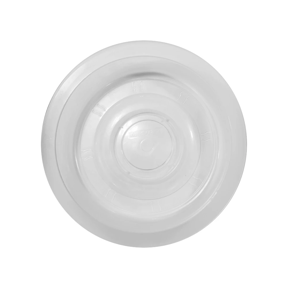 Lightweight plastic microwave cover for everyday kitchen use