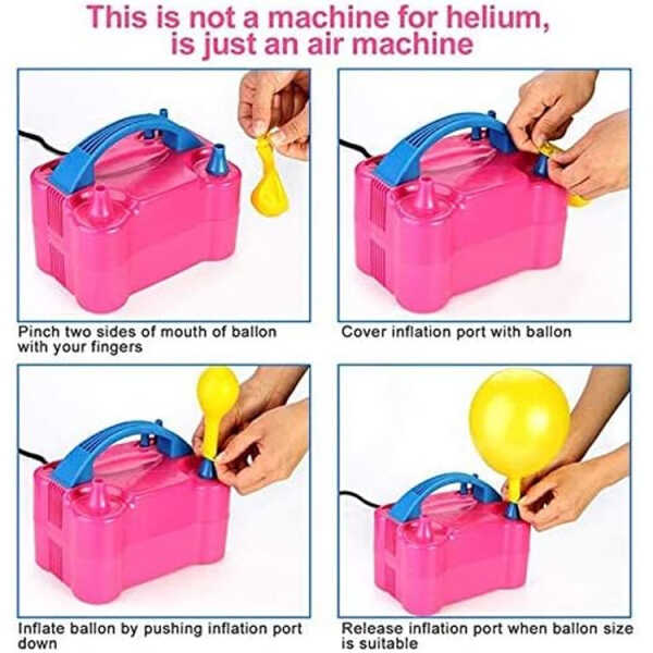 PORTABLE ELECTRIC BALLOON INFLATING MACHINE | EIA-0193 - Image 