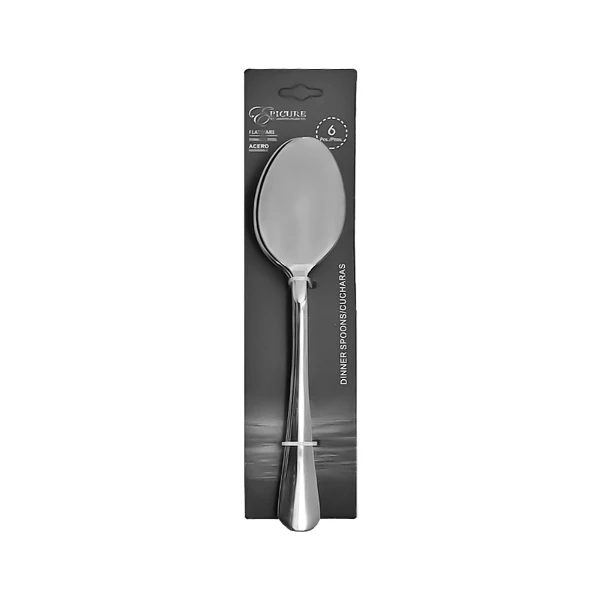 EPICURE METAL SPOON 6PCS | EP-6-DS - Image 