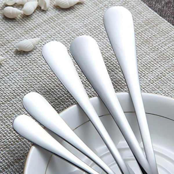 EPICURE METAL SPOON 6PCS | EP-6-DS - Image 