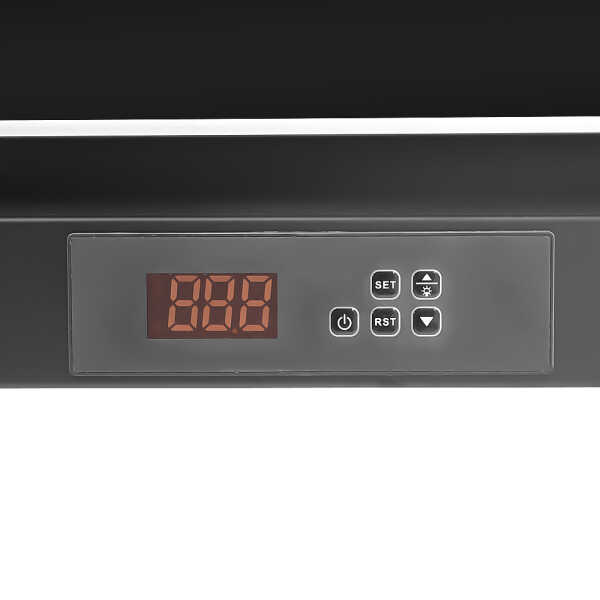 SUPER COOL 39 CU.FT/1070L 3 DOOR DISPLAY COOLER BLACK 110V | IVGC-3D-6020WA - Image 