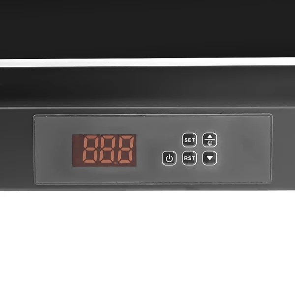 SUPER COOL 39 CU.FT/1070L 3 DOOR DISPLAY COOLER BLACK 110V | IVGC-3D-6020WA - Image 