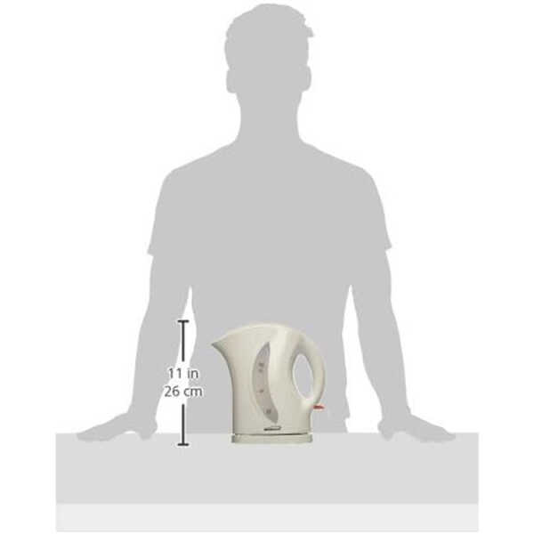 BRENTWOOD 1.7LT CORDLESS KETTLE WHITE | KT-1617 - Image 