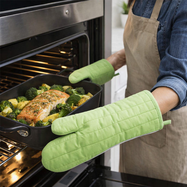 SCARLETT CLASSICS 13" KITCHEN GLOVE W/ TEFLON COATING | SCR-1794 - Image 