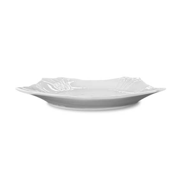 CERAMIC WHITE 10" CUT CORNER MAGNOLIA PLATES | 3120939 - Image 