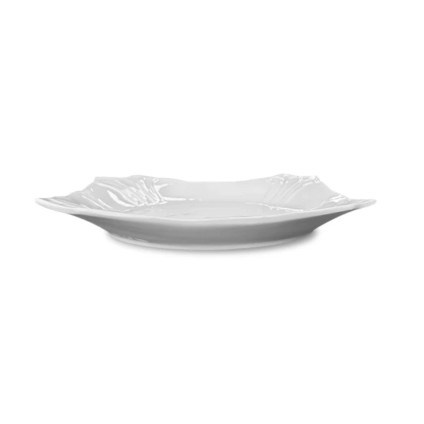 CERAMIC WHITE 10" CUT CORNER MAGNOLIA PLATES | 3120939 - Image 
