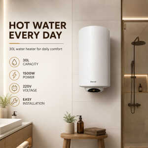 BOTRALI WATER HEATER 30 LTR/220V | D30-15EW4 - Image 