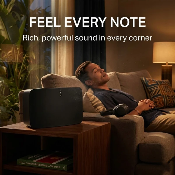 SONOS FIVE SPEAKER BLACK | FIVE B - Image