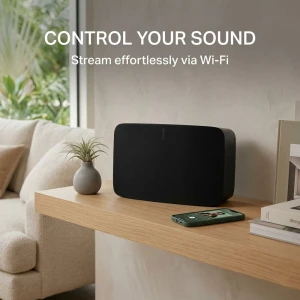 SONOS FIVE SPEAKER BLACK | FIVE B - Image 