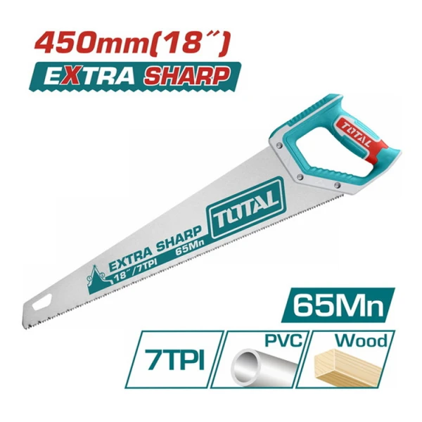 TOTAL HAND SAW 18" | THT55450 - Image 