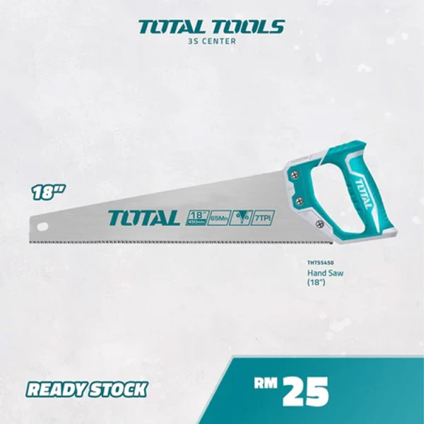 TOTAL HAND SAW 18" | THT55450 - Image 