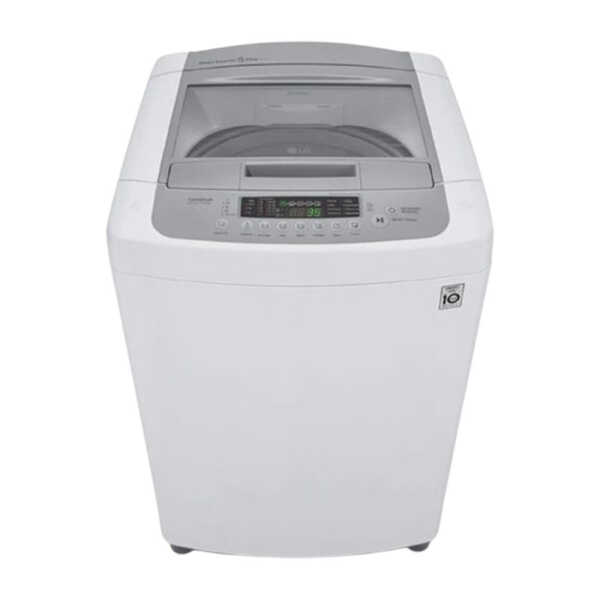 LG 19KG TOP LOAD INVERTER TURBODRUM SMART DIAGNOSIS IMPELLER WASHER WHITE | WT19WPBK - Image 