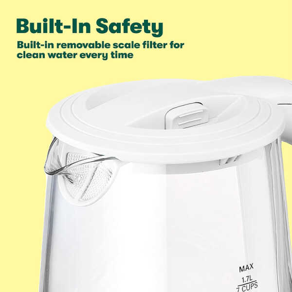 BELLA 1.7L ELECTRIC GLASS KETTLE | 17592 - Image 