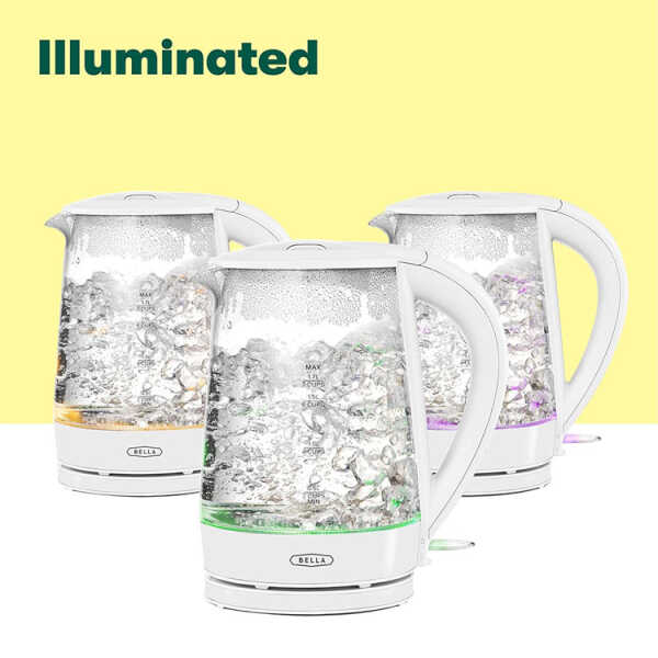 BELLA 1.7L ELECTRIC GLASS KETTLE | 17592 - Image 