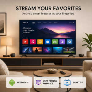 SHARP 43" LED FULL HD SMART ANDROID TV (2023) | 43FN6SR - Image 