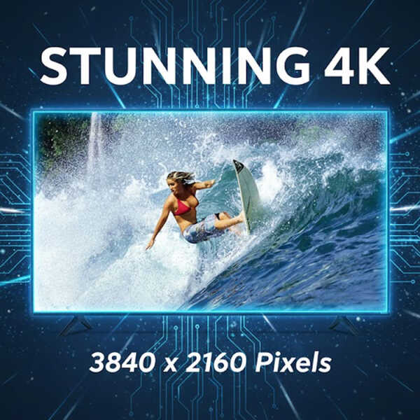 MITSUMI 55" ULTRA HD LED 4K SMART TV (2025) | 55FN6SR - Image 