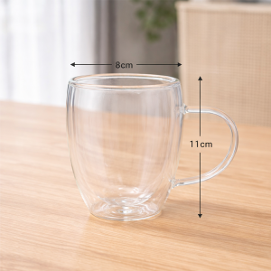 BENE CASA 2PC DOUBLE WALL MUG SET 350 ML | BC-99745 - Image 