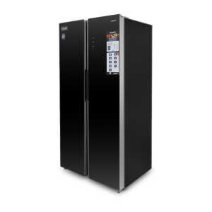 CHIQ 15.6 CU.FT SIDE BY SIDE REFRIGERATOR, BLACK SS, 115V | CQRS16YI1G1RG8V