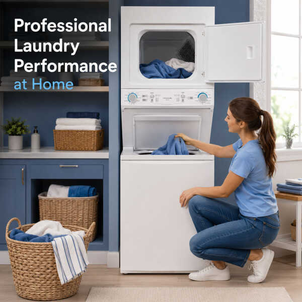 FRIGIDAIRE ELECTRIC 3.9 CU.FT WASHER+ 5.5 CU.FT DRYER (LAUNDRY CENTER) | FLCE7522AW - Image 
