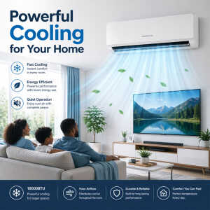 RAGALTA 18000BTU NON INVERTER 220V AIRCONDITIONER | RAG-18-220 - Image 